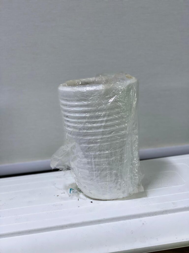 FIBER WHITE COLOR POT