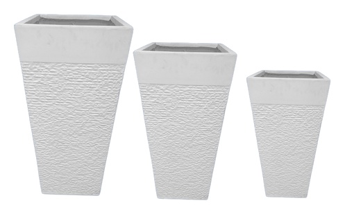 Fiber Clay Pot Set FCP 201 (3 sizes)