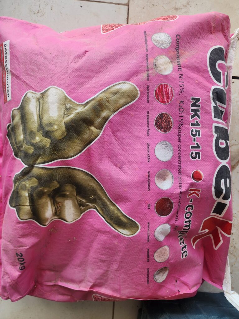 K-Complete NK 15-15 Potassium-Rich Fertilizer 20kg